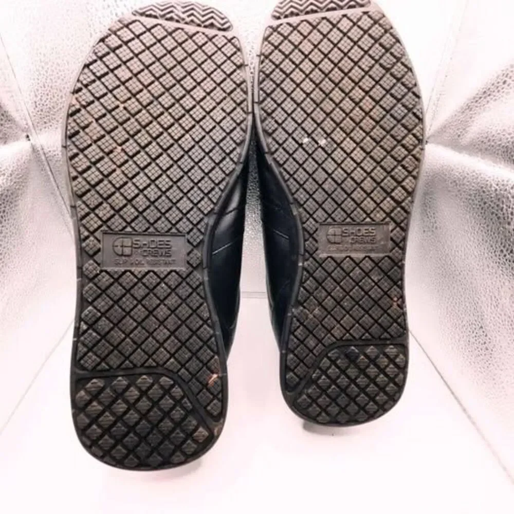 Shoes for Crews Black Slip and Oil Resistant Work Shoes Size 12